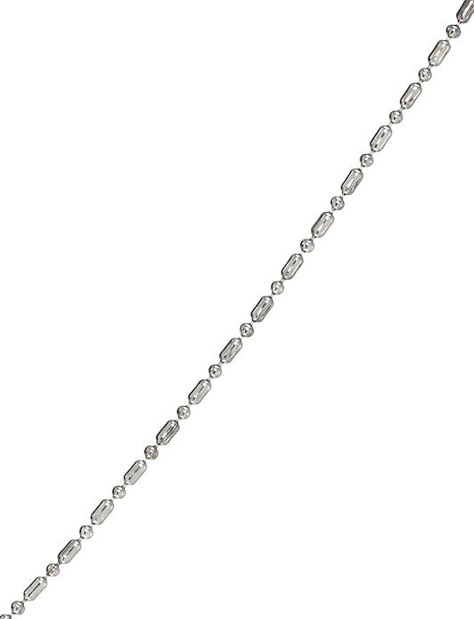 92.5% Sterling Silver Beads Link Chain