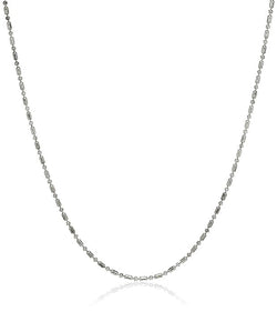 92.5% Sterling Silver Beads Link Chain