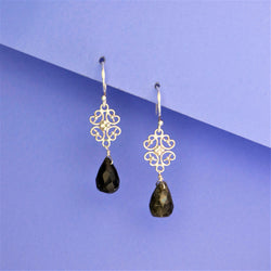 Labradorite Drop Sterling Silver Earring
