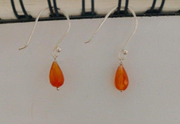 RED ONYX  DROP EARRING - Anjoriya Jewels
