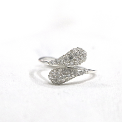 92.5% Sterling Silver Zirconia Ring