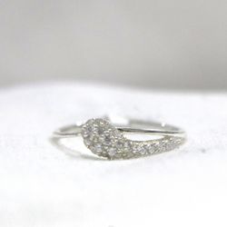 Dainty Zirconia 92.5% Sterling Silver Ring