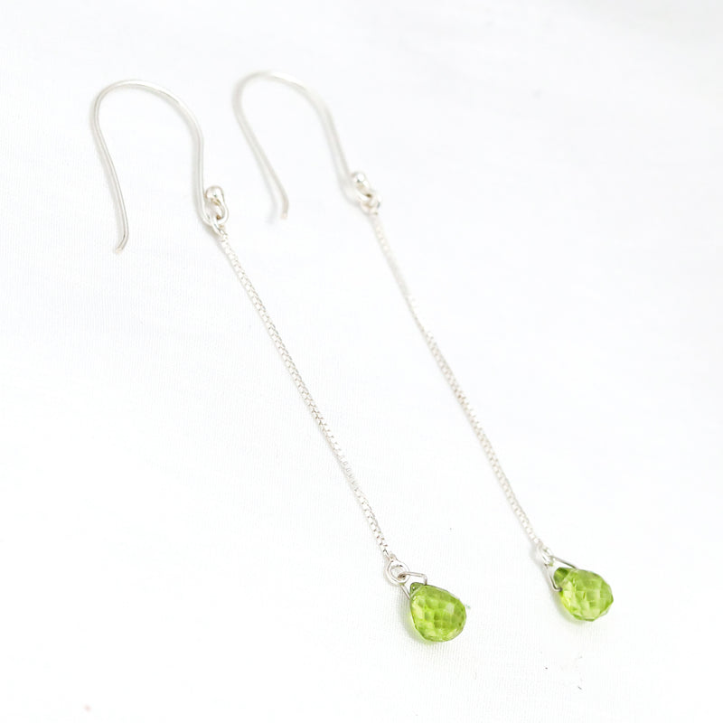 Peridot Drop Earring