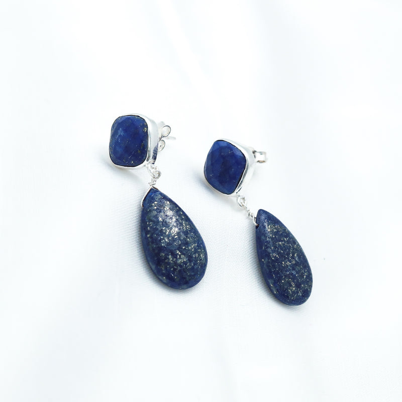 Lapis Lazuli Drop Earring