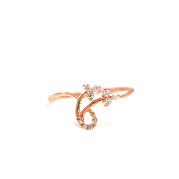 Rose Gold Plated 92.5% Sterling Silver Ring