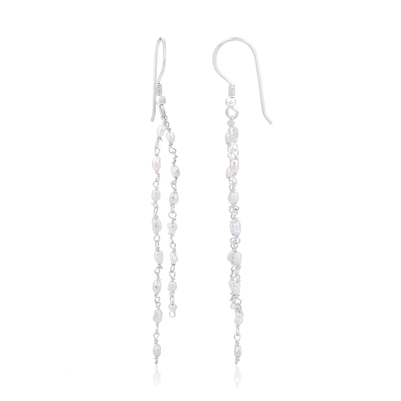 Freshwater Pearl Drop Dangle Earrings,