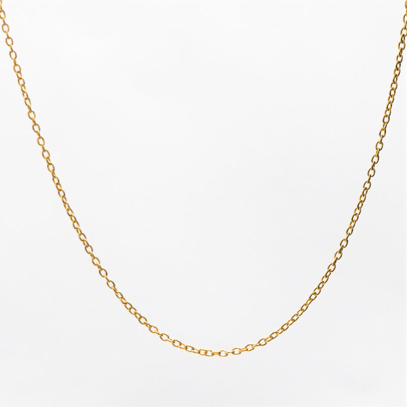 92.5% Sterling Silver Gold Plated Curb Link Chain