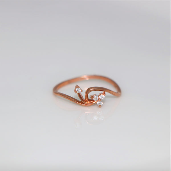 Rose Gold Plated 92.5% Sterling Silver Ring