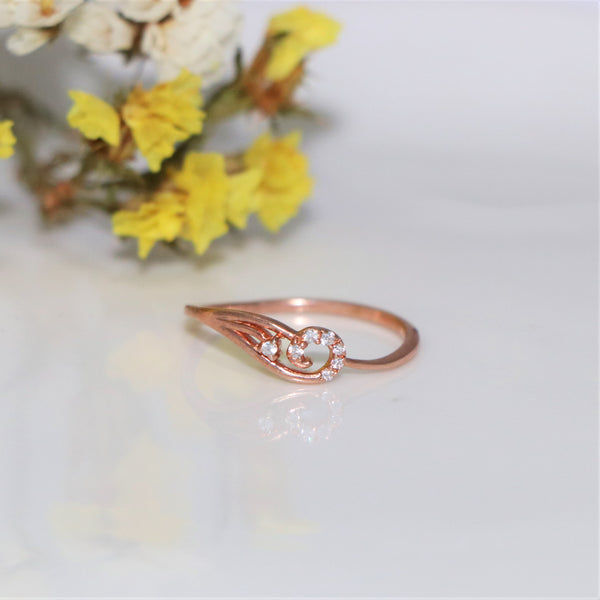 Rose Gold Plated 92.5% Sterling Silver Ring