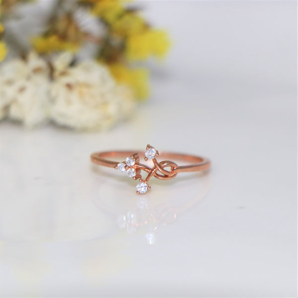 Rose Gold Plated 92.5% Sterling Silver Ring