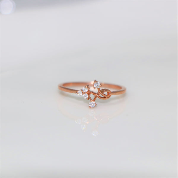 Rose Gold Plated 92.5% Sterling Silver Ring