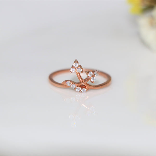 Rose Gold Plated 92.5% Sterling Silver Ring