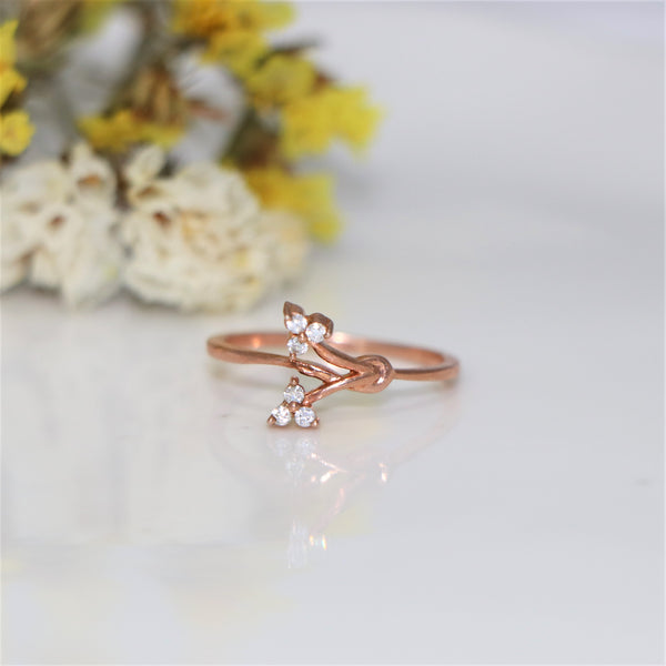 Rose Gold Plated 92.5% Sterling Silver Ring