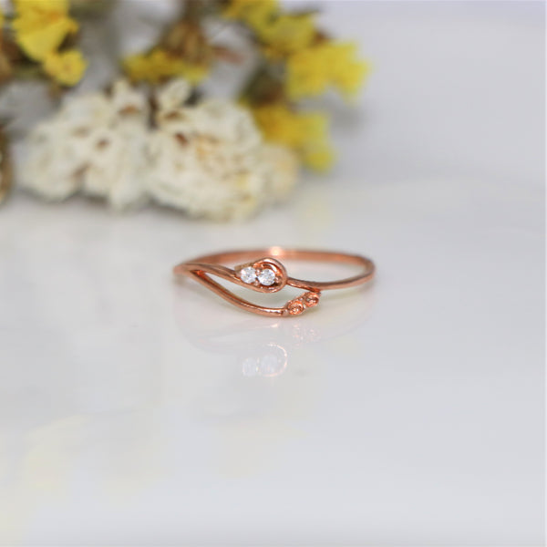 Rose Gold Plated 92.5% Sterling Silver Ring