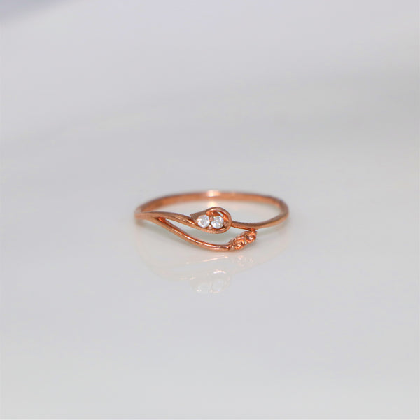 Rose Gold Plated 92.5% Sterling Silver Ring